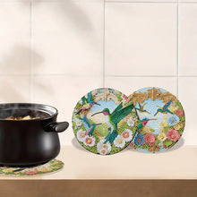 Load image into Gallery viewer, 4pcs DIY Diamond Dot Kits Hummingbird Diamond Crafts Projects for Beginners
