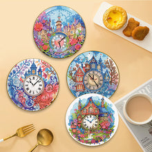 Load image into Gallery viewer, 4pcs DIY Diamond Dot Kits Clock Tower Diamond Crafts Projects for Beginners
