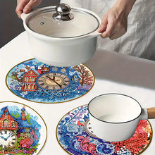 Load image into Gallery viewer, 4pcs DIY Diamond Dot Kits Clock Tower Diamond Crafts Projects for Beginners
