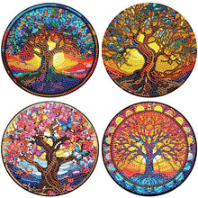 Load image into Gallery viewer, 4pcs DIY Diamond Dot Kits Tree Of Life Diamond Crafts Projects for Beginners
