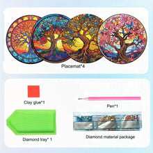 Load image into Gallery viewer, 4pcs DIY Diamond Dot Kits Tree Of Life Diamond Crafts Projects for Beginners
