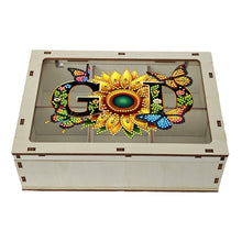 Load image into Gallery viewer, Diamond Art Jewelry Storage Case Wooden Diamond Painting Container Box (God)

