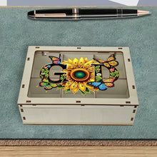 Load image into Gallery viewer, Diamond Art Jewelry Storage Case Wooden Diamond Painting Container Box (God)
