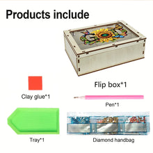 Load image into Gallery viewer, Diamond Art Jewelry Storage Case Wooden Diamond Painting Container Box (God)
