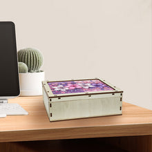 Load image into Gallery viewer, Diamond Art Jewelry Storage Case Wooden Diamond Painting Container Box (Flower)

