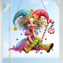 Load image into Gallery viewer, 2D Flat DIY Diamond Art Pendant Diamond Painting Set Home Decor (Little Witch)
