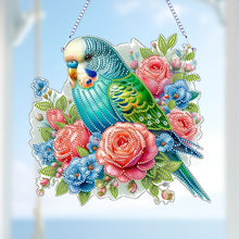 Load image into Gallery viewer, 2D Flat DIY Diamond Art Pendant Diamond Painting Set Home Decor (Flower Parrot)
