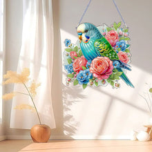 Load image into Gallery viewer, 2D Flat DIY Diamond Art Pendant Diamond Painting Set Home Decor (Flower Parrot)
