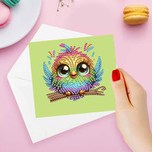 Load image into Gallery viewer, DIY Diamond Art Greeting Cards Congratulations Cards &amp; Gifts (10pcs Birds)
