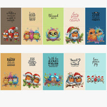 Load image into Gallery viewer, DIY Diamond Art Greeting Cards Congratulations Cards &amp; Gifts (10pcs Birds)
