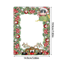 Load image into Gallery viewer, Christmas Special Shaped Diamond Painting Photo Frame for Home (Christmas Elk)
