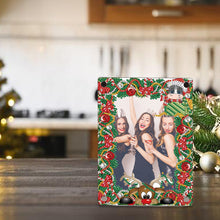 Load image into Gallery viewer, Christmas Special Shaped Diamond Painting Photo Frame for Home (Christmas Elk)
