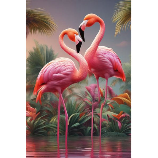 Diamond Painting - Full Round - Flamingo (40*60CM)