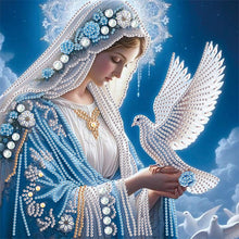 Load image into Gallery viewer, Diamond Painting - Partial Special Shaped - Religious Madonna (30*30CM)
