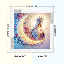Load image into Gallery viewer, Diamond Painting - Partial Special Shaped - Religious Madonna (30*30CM)
