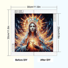 Load image into Gallery viewer, Diamond Painting - Partial Special Shaped - Religious Madonna (30*30CM)
