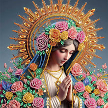 Load image into Gallery viewer, Diamond Painting - Partial Special Shaped - Religious Madonna (30*30CM)
