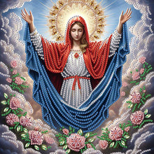 Load image into Gallery viewer, Diamond Painting - Partial Special Shaped - Religious Madonna (30*30CM)
