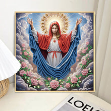Load image into Gallery viewer, Diamond Painting - Partial Special Shaped - Religious Madonna (30*30CM)
