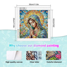 Load image into Gallery viewer, Diamond Painting - Partial Special Shaped - Religious Madonna (30*30CM)
