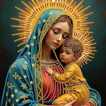 Load image into Gallery viewer, Diamond Painting - Partial Special Shaped - Religious Madonna (30*30CM)
