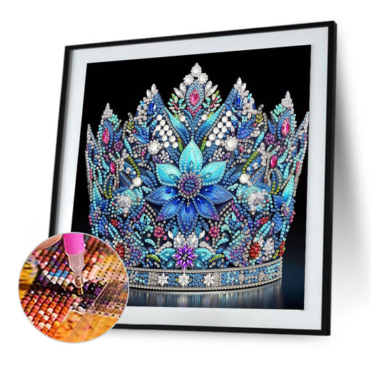 Diamond Painting - Partial Special Shaped - Gorgeous Crown (30*30CM)