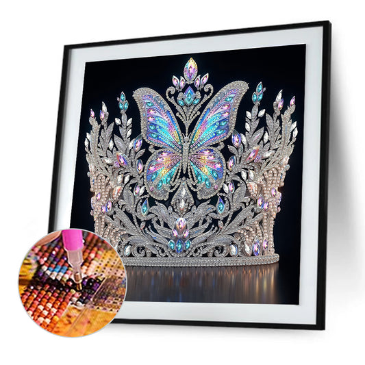 Diamond Painting - Partial Special Shaped - Gorgeous Crown (30*30CM)
