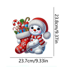 Load image into Gallery viewer, 2D Flat Christmas Snowman Table Top Diamond Painting Ornament Kits Home Decor
