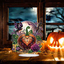 Load image into Gallery viewer, 2D Flat Halloween Pumpkin Print Desktop Diamond Art Kits Double-sided Effect
