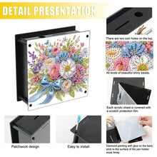 Load image into Gallery viewer, Flowers DIY Money Storage Box Diamond Painting Decors for Adults Beginners

