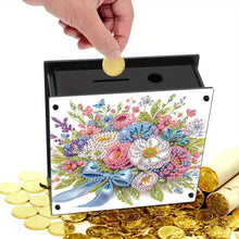 Load image into Gallery viewer, Flowers DIY Money Storage Box Diamond Painting Decors for Adults Beginners
