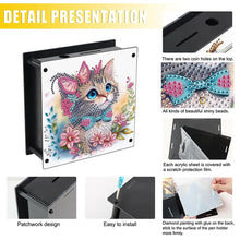Load image into Gallery viewer, Cat DIY Money Storage Box Diamond Painting Decors for Adults Beginners
