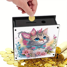 Load image into Gallery viewer, Cat DIY Money Storage Box Diamond Painting Decors for Adults Beginners
