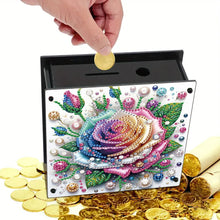 Load image into Gallery viewer, Rose DIY Money Storage Box Diamond Painting Decors for Adults Beginners
