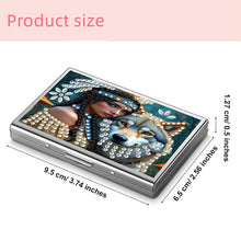 Load image into Gallery viewer, Diamond Art Coin Purse Beauty &amp; Wolf ID Card Holder Case for Art Crafts
