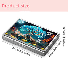 Load image into Gallery viewer, Diamond Art Stainless Steel Coin Purse Tree ID Card Holder Case for Art Crafts

