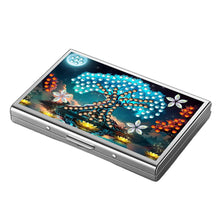 Load image into Gallery viewer, Diamond Art Stainless Steel Coin Purse Tree ID Card Holder Case for Art Crafts
