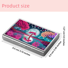 Load image into Gallery viewer, Diamond Art Stainless Steel Coin Purse Tree ID Card Holder Case for Art Crafts
