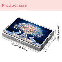 Load image into Gallery viewer, Diamond Art Stainless Steel Coin Purse Tree ID Card Holder Case for Art Crafts
