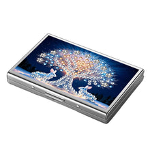 Load image into Gallery viewer, Diamond Art Stainless Steel Coin Purse Tree ID Card Holder Case for Art Crafts
