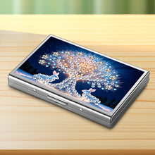 Load image into Gallery viewer, Diamond Art Stainless Steel Coin Purse Tree ID Card Holder Case for Art Crafts
