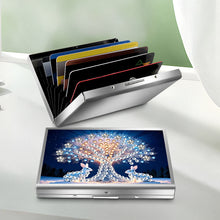 Load image into Gallery viewer, Diamond Art Stainless Steel Coin Purse Tree ID Card Holder Case for Art Crafts
