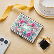 Load image into Gallery viewer, Diamond Art Coin Purse Heart-Shaped Flower ID Card Holder Case for Art Crafts
