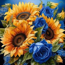 Load image into Gallery viewer, Diamond Painting - Full Round - Independence Day Flower Pot Bouquet (30*30CM)
