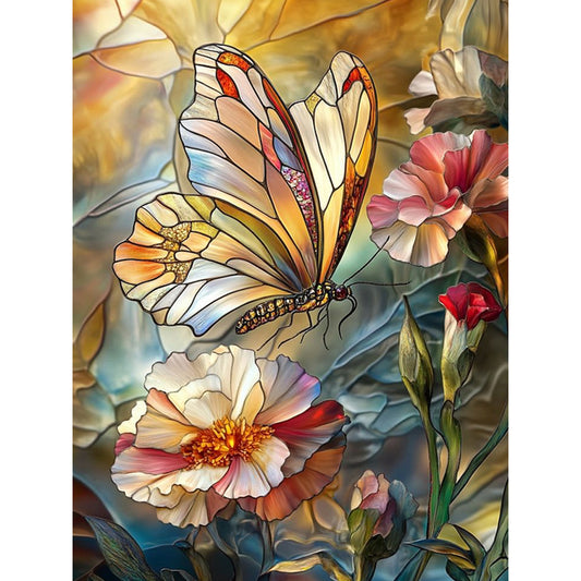 Diamond Painting - Full Round - Butterfly (30*40CM)