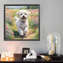 Load image into Gallery viewer, Diamond Painting - Full Round - Puppy (40*40CM)
