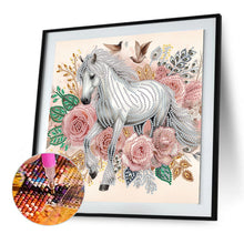 Load image into Gallery viewer, Diamond Painting - Partial Special Shaped - Horse (30*30CM)
