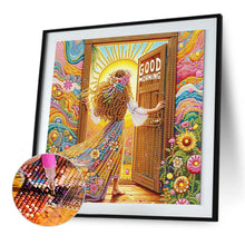 Load image into Gallery viewer, Diamond Painting - Partial Special Shaped - Elegant Girl With Beautiful Skirt (30*30CM)
