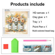 Load image into Gallery viewer, Diamond Painting - Partial Special Shaped - Bouquet Of Flowers (30*30CM)
