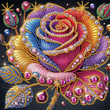 Load image into Gallery viewer, Diamond Painting - Partial Special Shaped - Bouquet Of Flowers (30*30CM)
